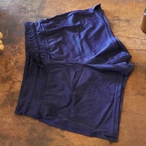 0219 24th & Ocean Navy Swim Shorts; EUC size M